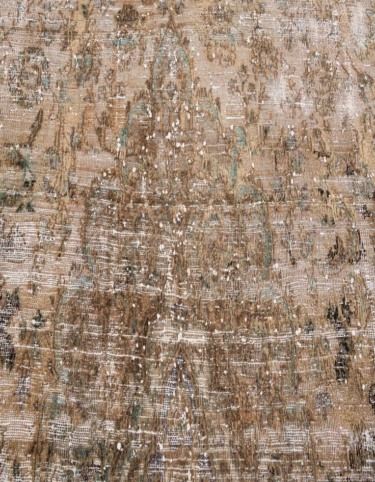 Detail image of  8' 6 x 12' 2  Hand Knotted Ultra Vintage Persian Wool Rug