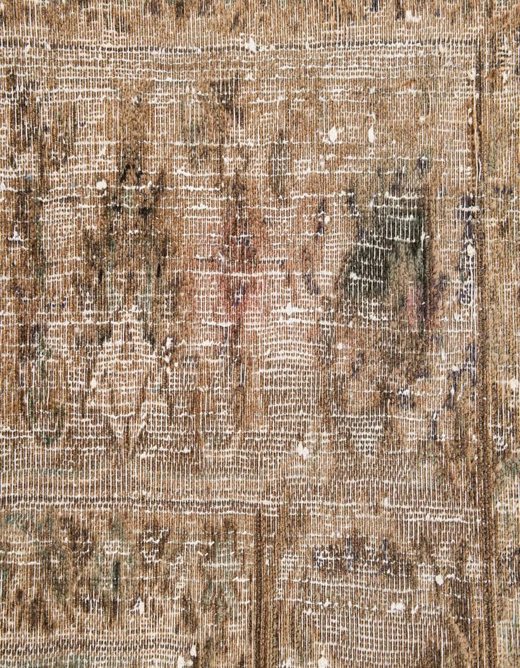 Detail image of  8' 6 x 12' 2  Hand Knotted Ultra Vintage Persian Wool Rug