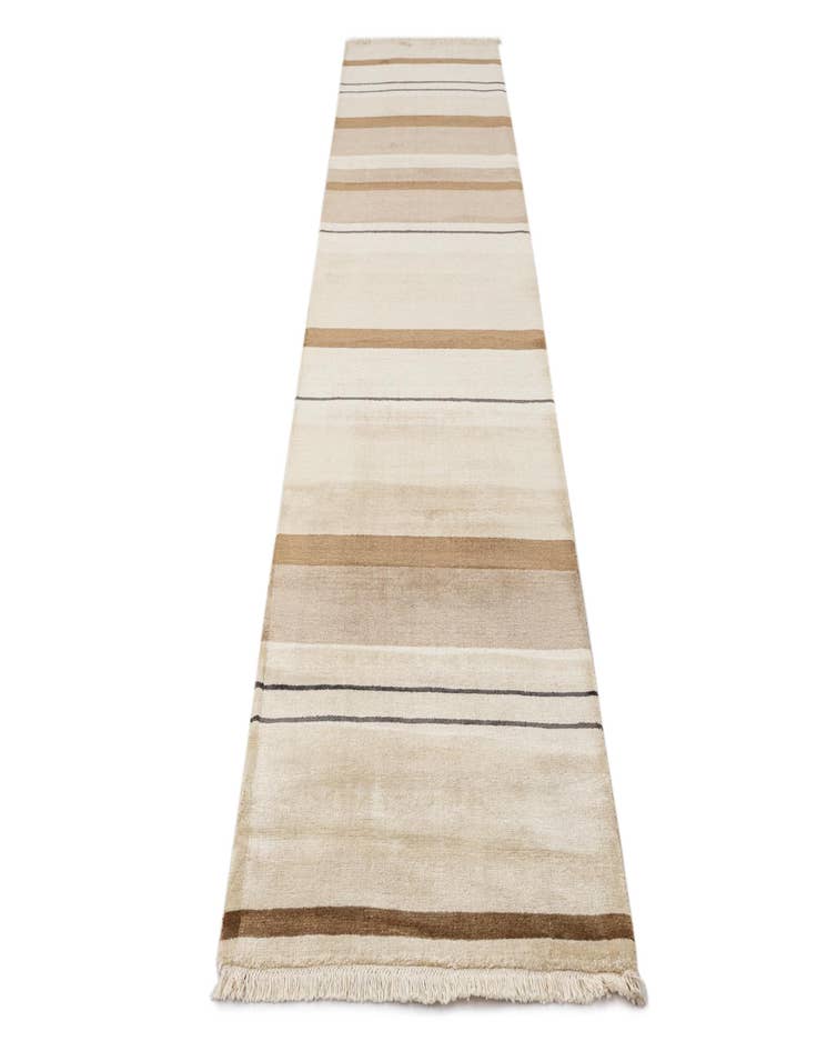 Detail image of  2' 7 x 13' 1  Hand Knotted Darya Wool Runner Rug