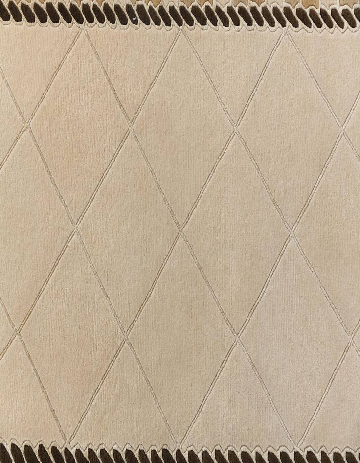 Detail image of  3' 3 x 12' 11  Hand Knotted Darya Wool Runner Rug