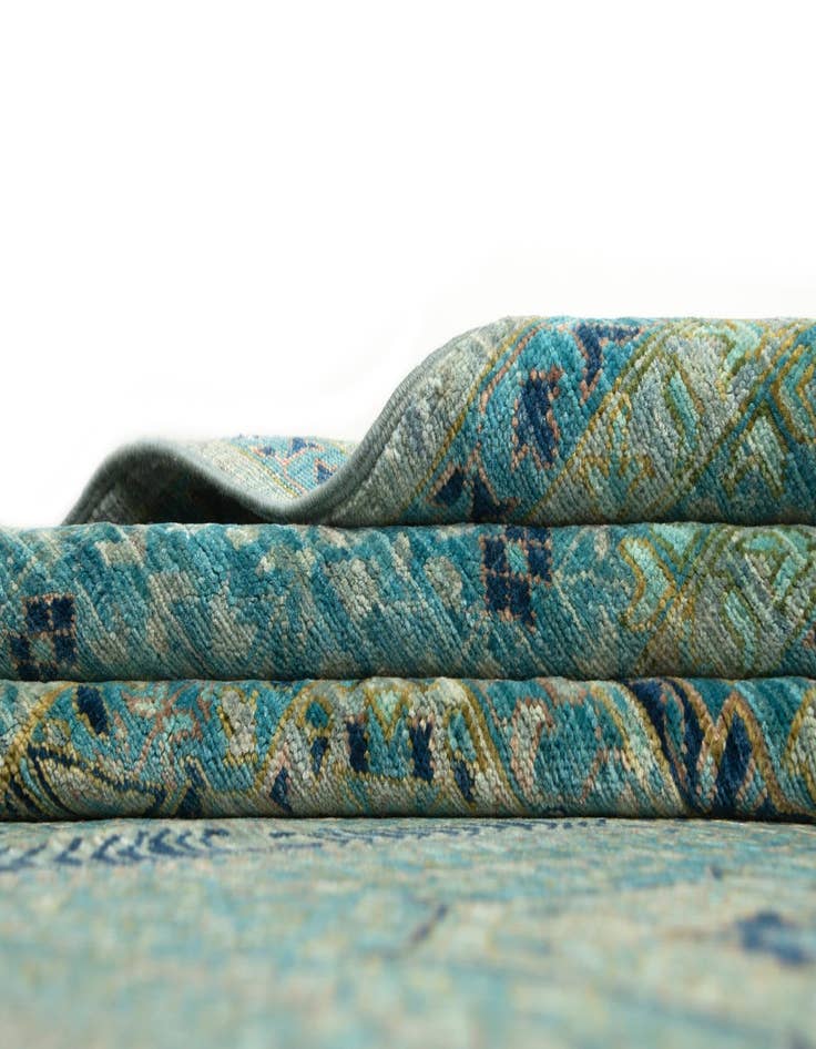 Detail image of  8' x 9' 9  Hand Knotted Amina Rug