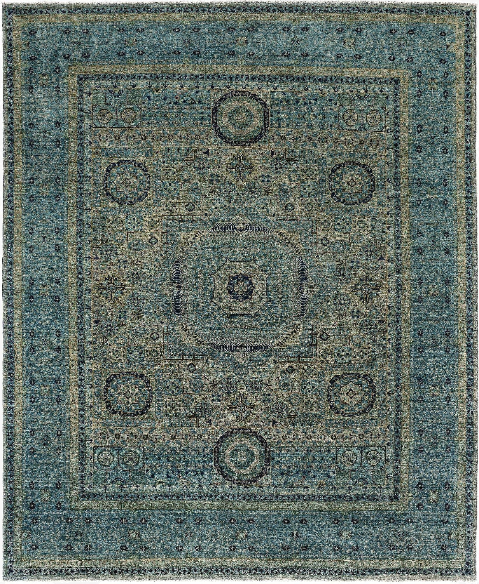  8' x 9' 9  Hand Knotted Amina Rug
