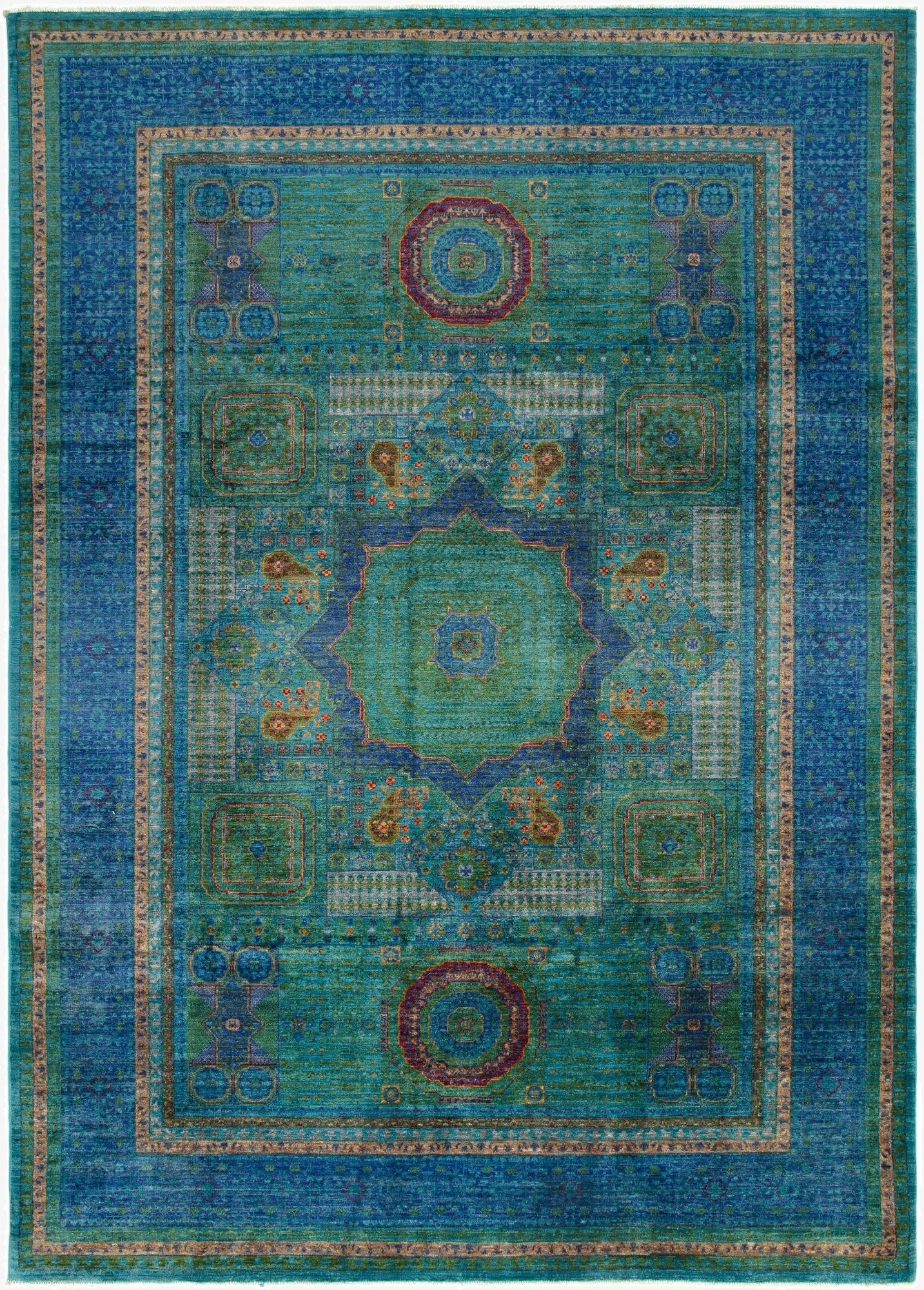  6' 11 x 9' 10 Amina Wool Rug