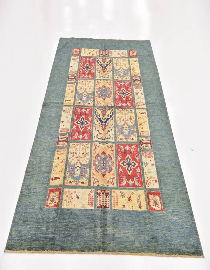 Detail image of  5' 9 x 8'  Hand Knotted Ariana Ziegler Rug