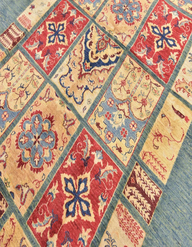 Detail image of  5' 9 x 8'  Hand Knotted Ariana Ziegler Rug