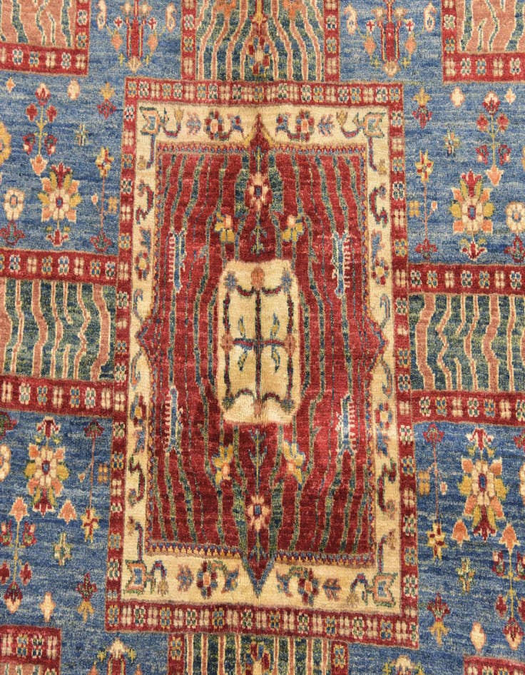 Detail image of  5' 9 x 8' 6  Hand Knotted Ariana Ziegler Rug