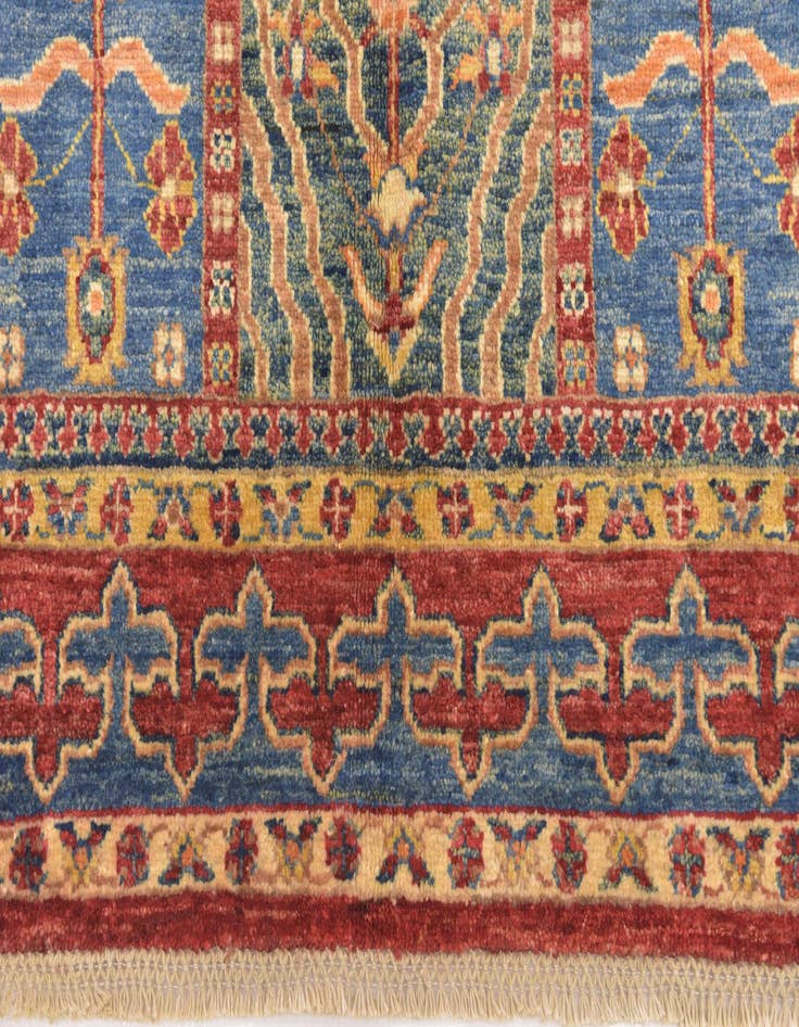 Detail image of  5' 9 x 8' 6  Hand Knotted Ariana Ziegler Rug