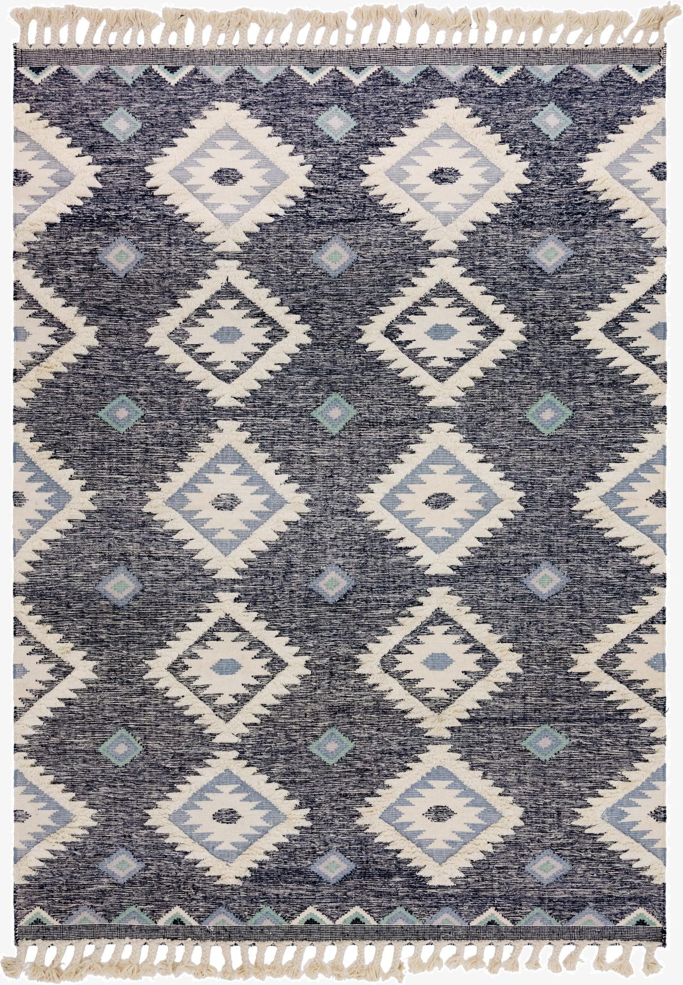  9' x 12' 2  Hand Woven Arizona Wool Rug