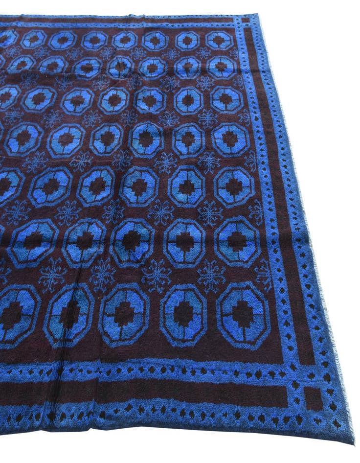 Detail image of  8' 1 x 10'  Hand Knotted Balouch Wool Rug