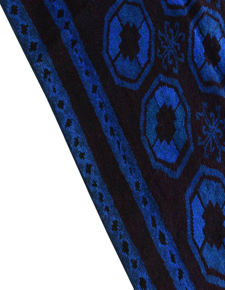 Detail image of  8' 1 x 10'  Hand Knotted Balouch Wool Rug