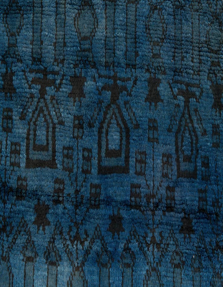 Detail image of  3' 4 x 4' 7  Hand Knotted Balouch Wool Rug