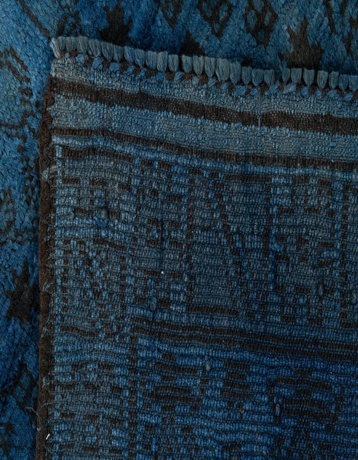 Detail image of  3' 4 x 4' 7  Hand Knotted Balouch Wool Rug