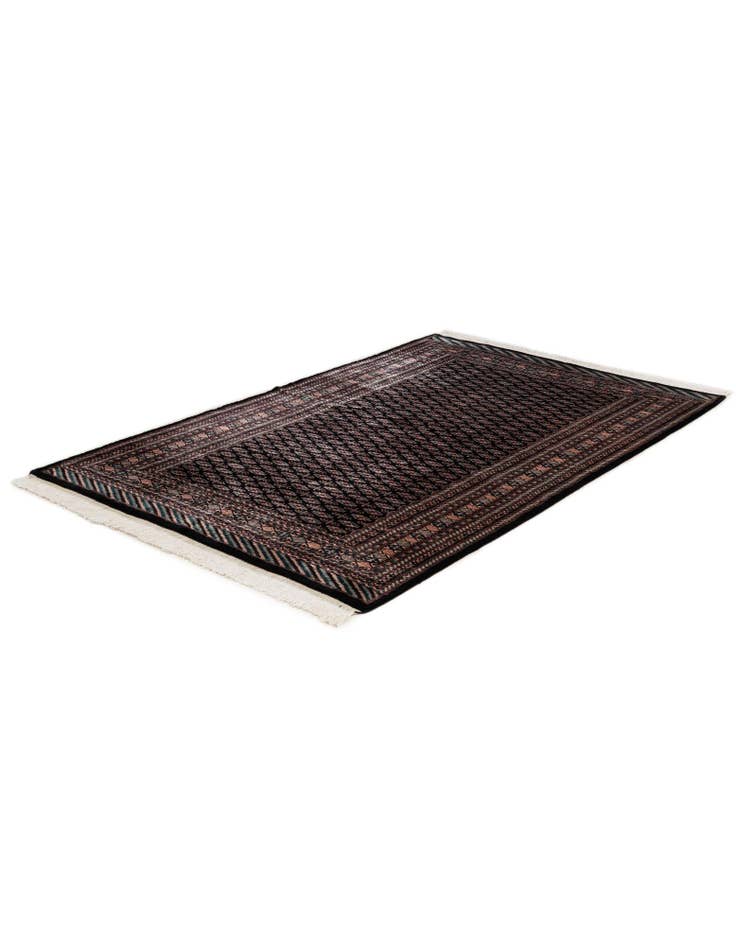 Detail image of  5' 2 x 8'  Hand Knotted Bokhara Oriental Wool Rug