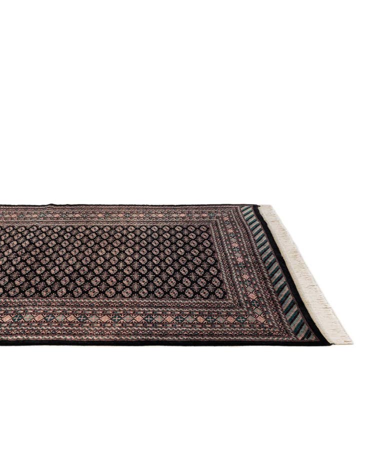 Detail image of  5' 2 x 8'  Hand Knotted Bokhara Oriental Wool Rug