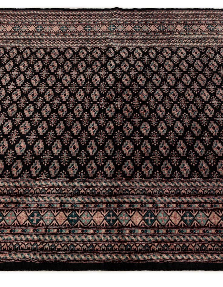 Detail image of  5' 2 x 8'  Hand Knotted Bokhara Oriental Wool Rug