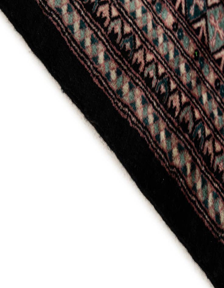 Detail image of  5' 2 x 8'  Hand Knotted Bokhara Oriental Wool Rug