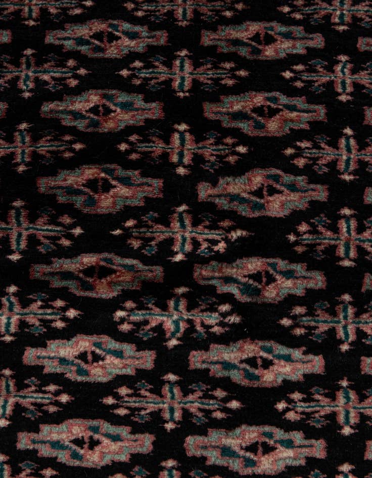 Detail image of  5' 2 x 8'  Hand Knotted Bokhara Oriental Wool Rug