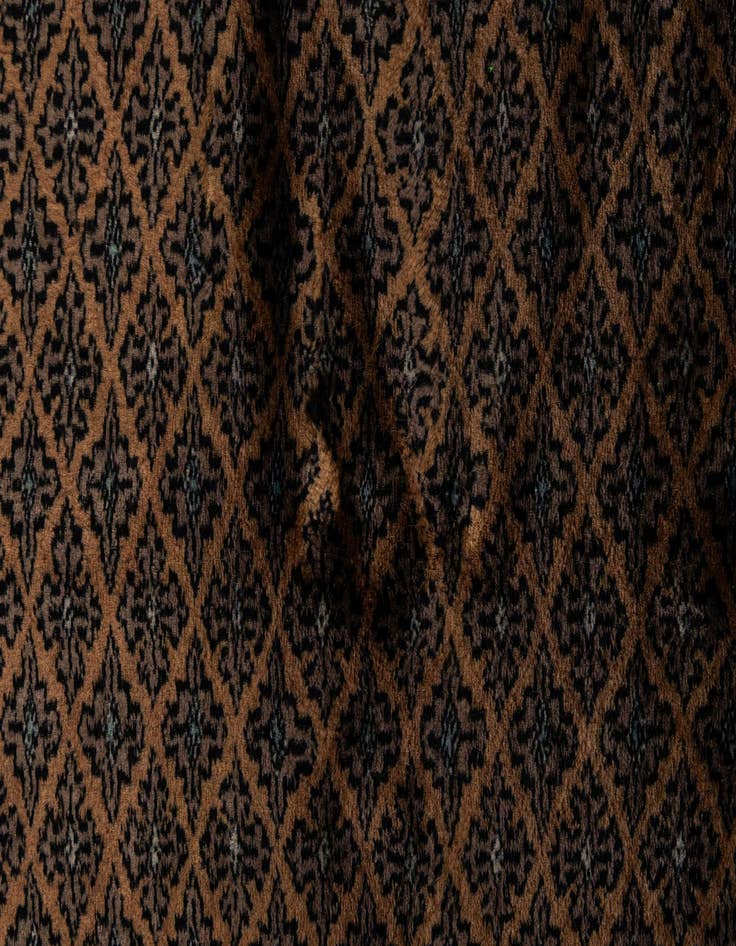 Detail image of  4' 2 x 6' 5  Hand Knotted Bokhara Oriental Wool Rug