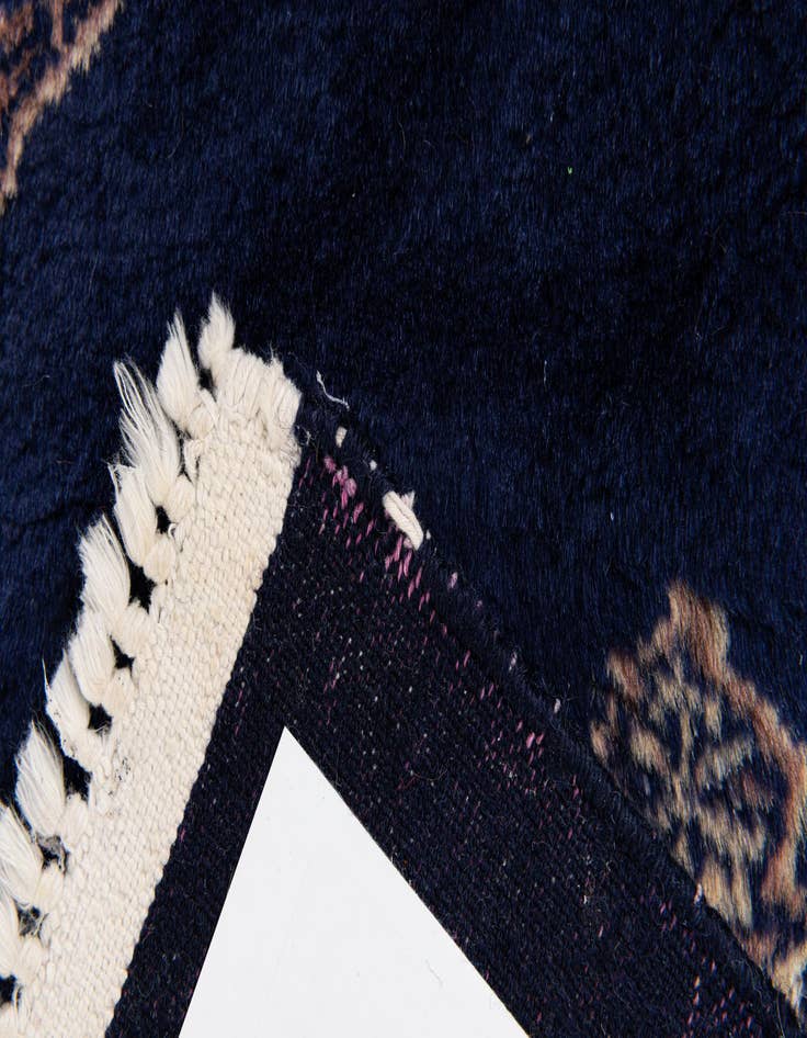 Detail image of  6' x 8' 7  Hand Knotted Bokhara Oriental Rug