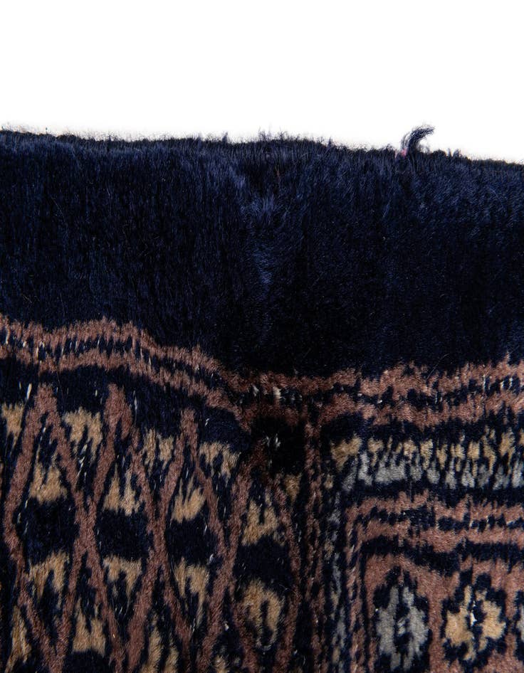 Detail image of  6' x 8' 7  Hand Knotted Bokhara Oriental Rug