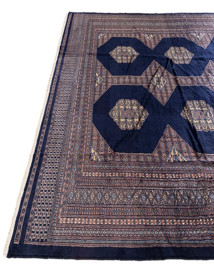 Detail image of  6' x 8' 7  Hand Knotted Bokhara Oriental Rug