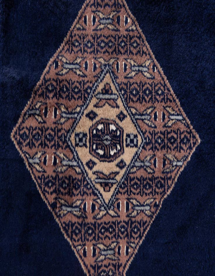 Detail image of  6' x 8' 7  Hand Knotted Bokhara Oriental Rug