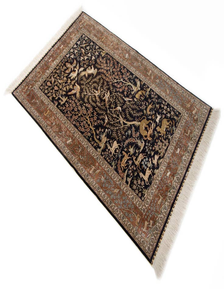 Detail image of  3' 1 x 5' 1 China Silk Rug