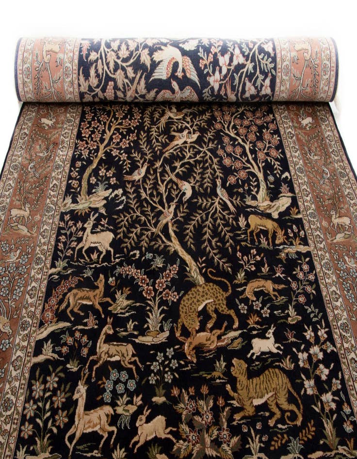 Detail image of  3' 1 x 5' 1 China Silk Rug