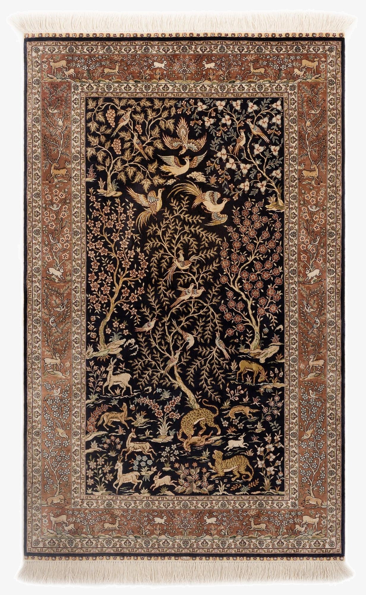  3' 1 x 5' 1 China Silk Rug