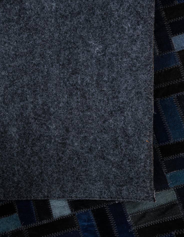 Detail image of  5' 1 x 7' 10 Cowhide Leather Rug