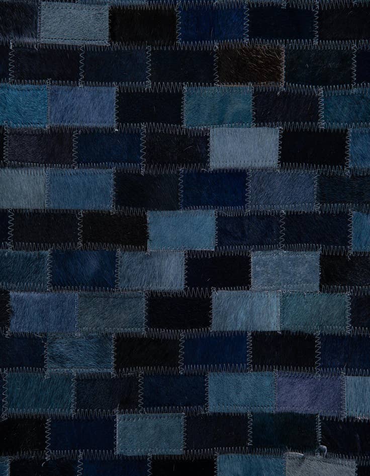 Detail image of  5' x 8' 1 Cowhide Leather Rug