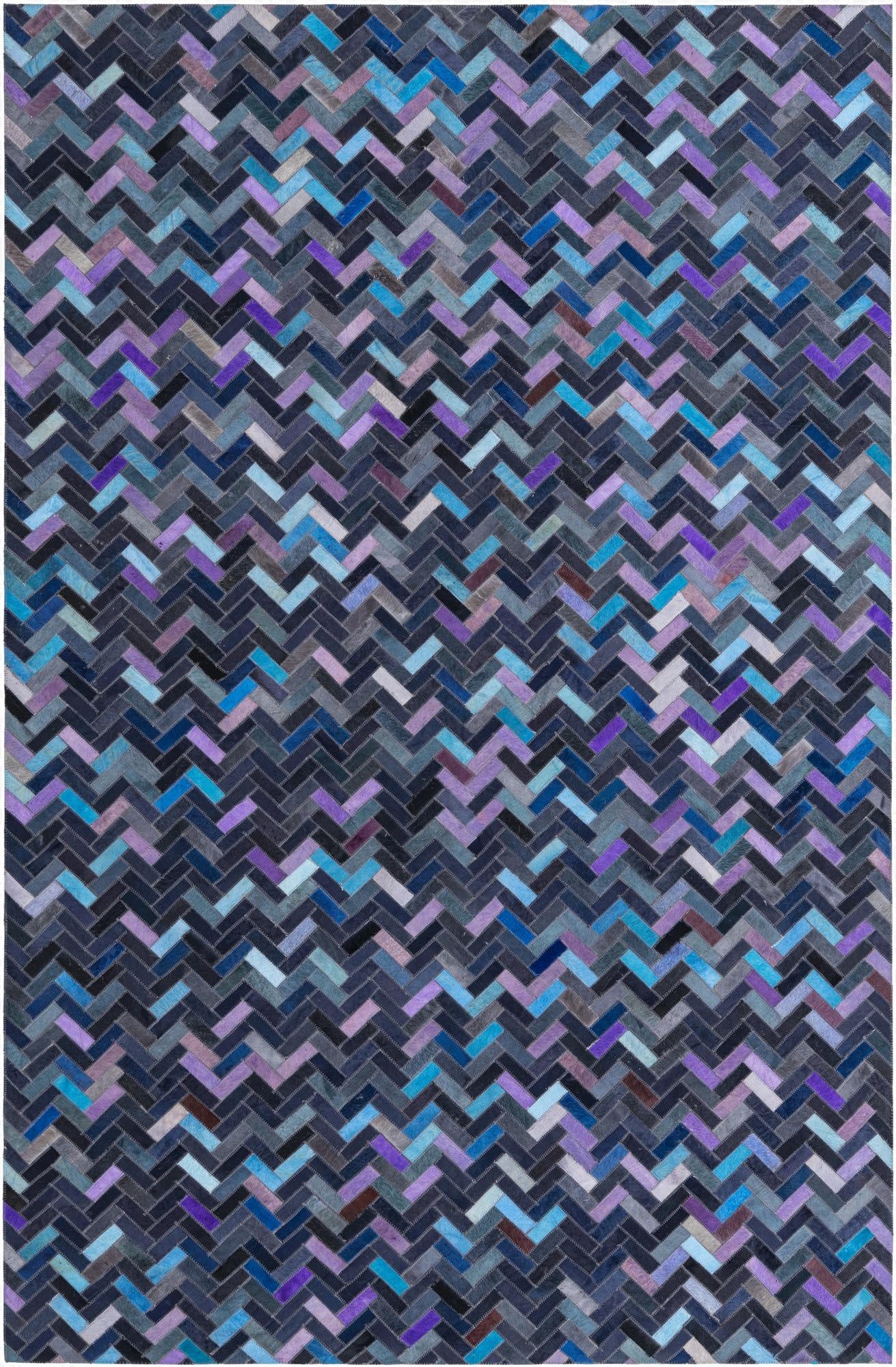  5' 1 x 8' Cowhide Rug