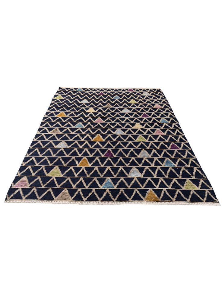 Detail image of  6' 3 x 8' 9  Hand Knotted Darya Wool Rug