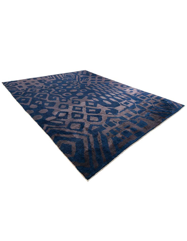 Detail image of  9' 6 x 12' 3  Hand Knotted Darya Wool Rug