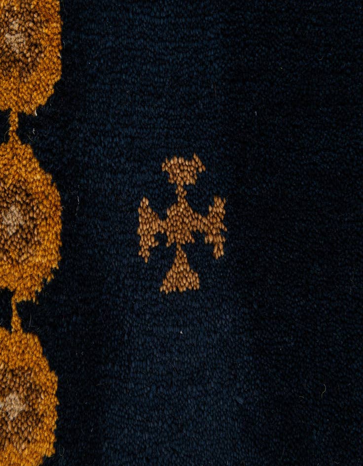 Detail image of  3' x 4' 11  Hand Knotted Gabbeh Wool Rug