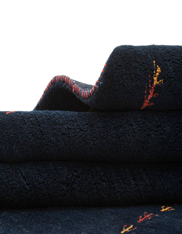 Detail image of  4' 11 x 6' 8 Gabbeh Shouli Rug