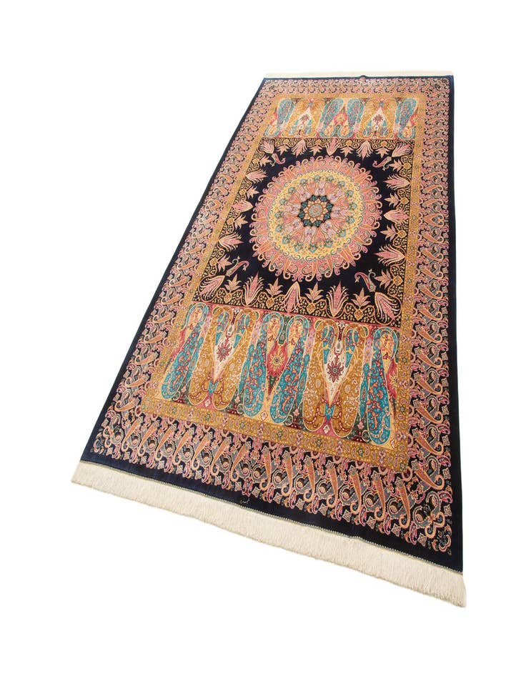 Detail image of  6' 7 x 9' 10 Ghom Design Rug