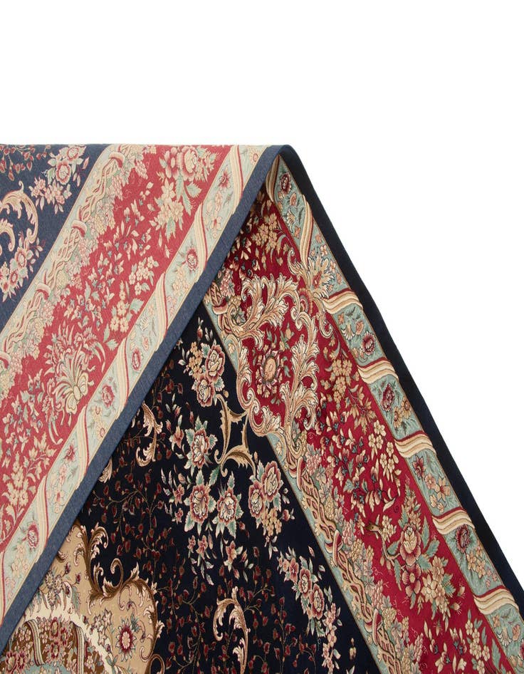 Detail image of  6' 5 x 9' 6 Ghom Design Rug