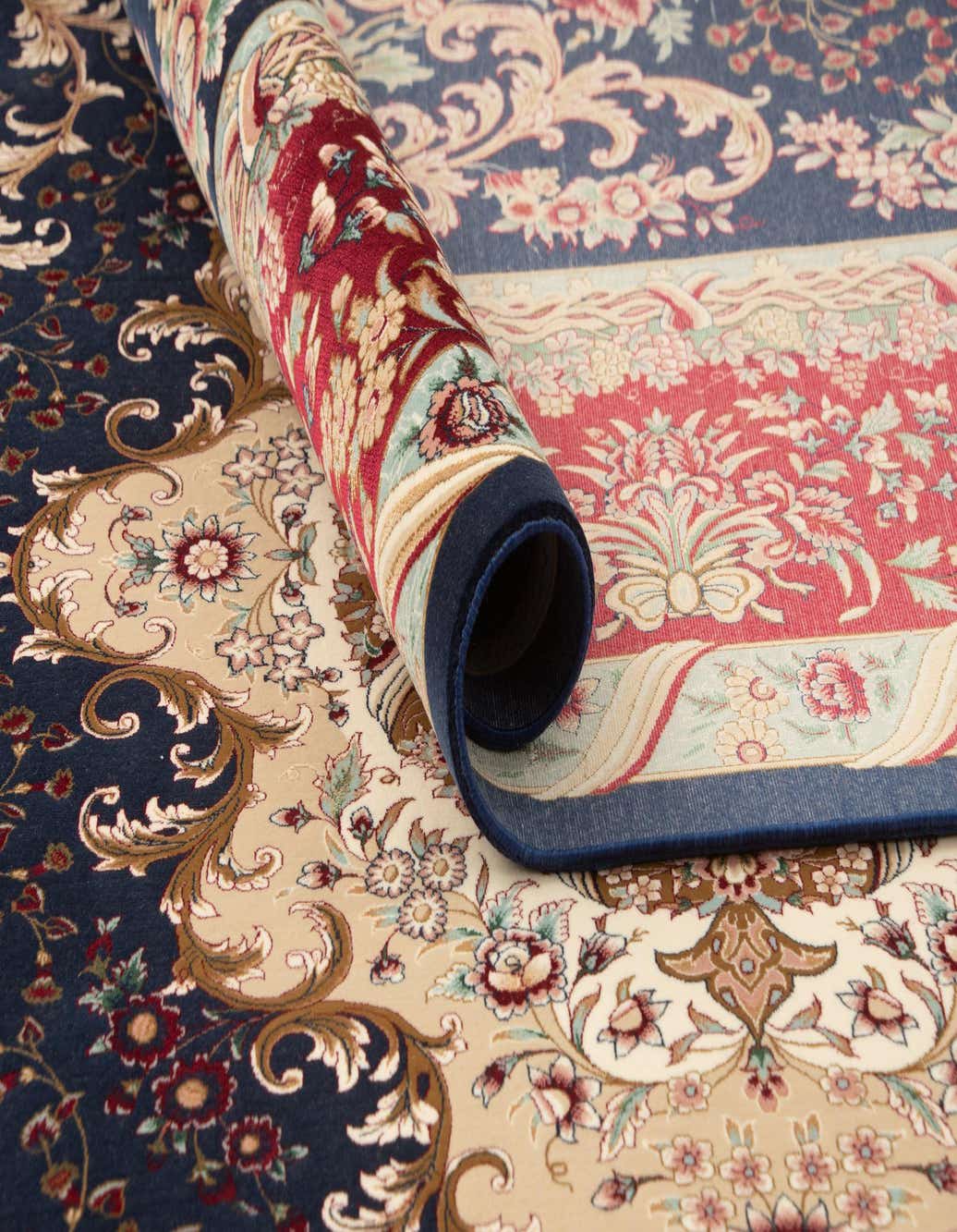 Primary image  6' 5 x 9' 6 Ghom Design Rug