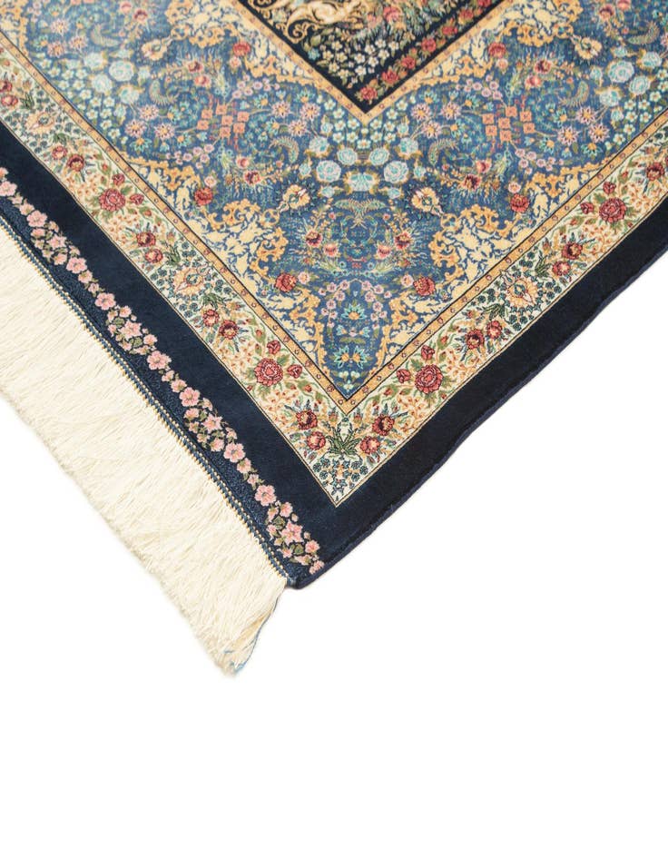 Detail image of  6' 5 x 9' 7 Ghom Design Rug