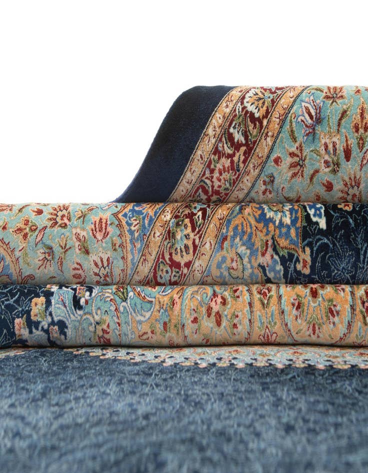 Detail image of  6' 6 x 9' 8 Ghom Design Rug