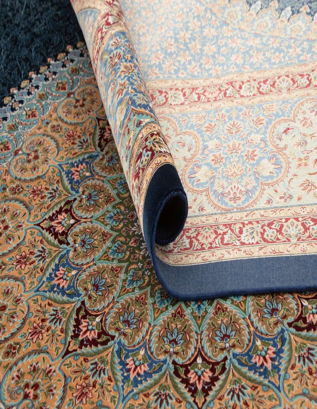 Primary image  6' 6 x 9' 8 Ghom Design Rug