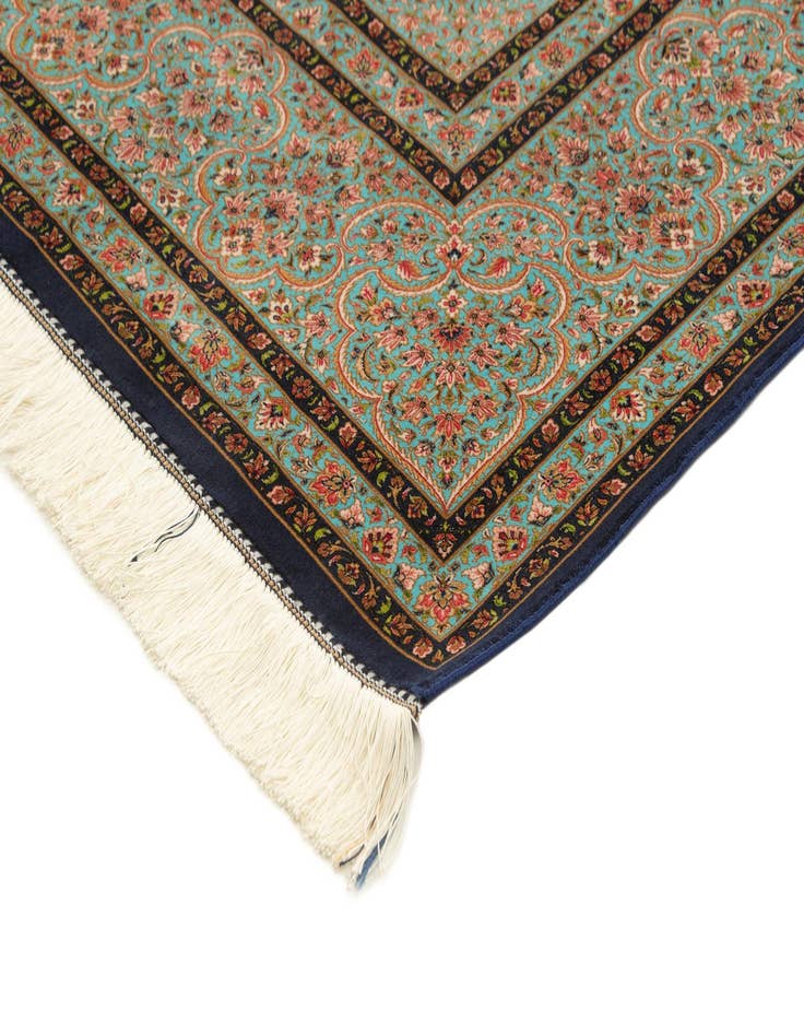 Detail image of  6' 6 x 9' 9 Ghom Design Rug