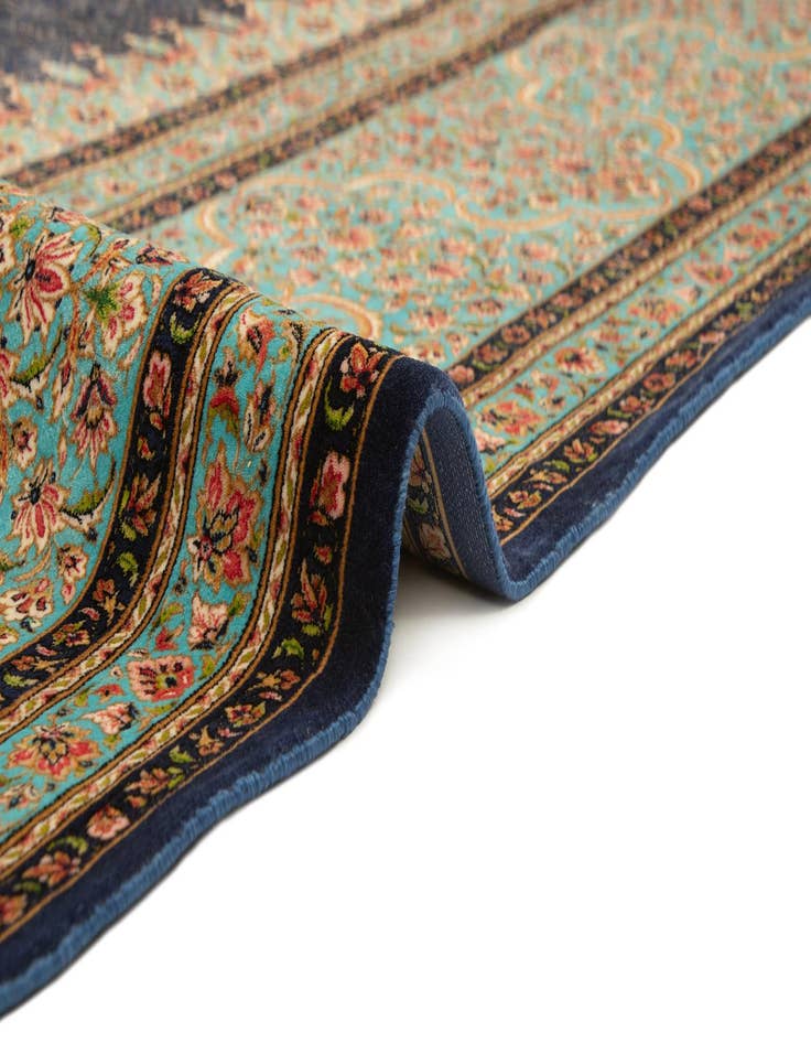 Detail image of  8' 2 x 11' 5 Ghom Design Rug