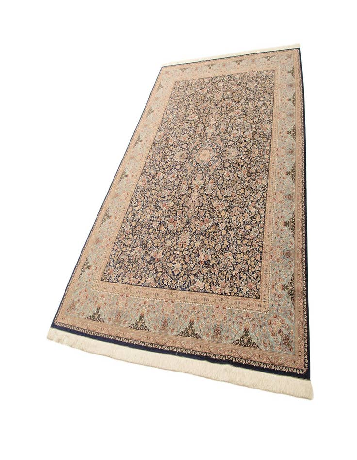 Detail image of  8' x 11' 3 Ghom Design Rug