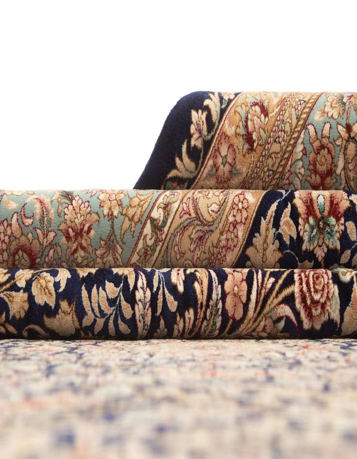 Detail image of  8' x 11' 3 Ghom Design Rug