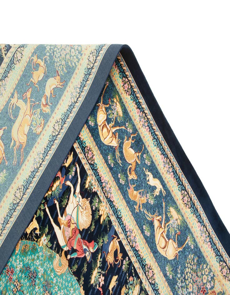 Detail image of  6' 6 x 9' 7 Ghom Design Rug