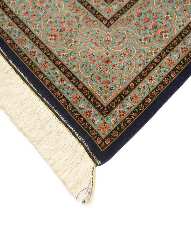 Detail image of  6' 6 x 9' 9 Ghom Design Rug