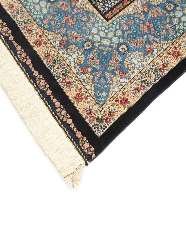 Detail image of  6' 7 x 9' 7 Ghom Design Rug