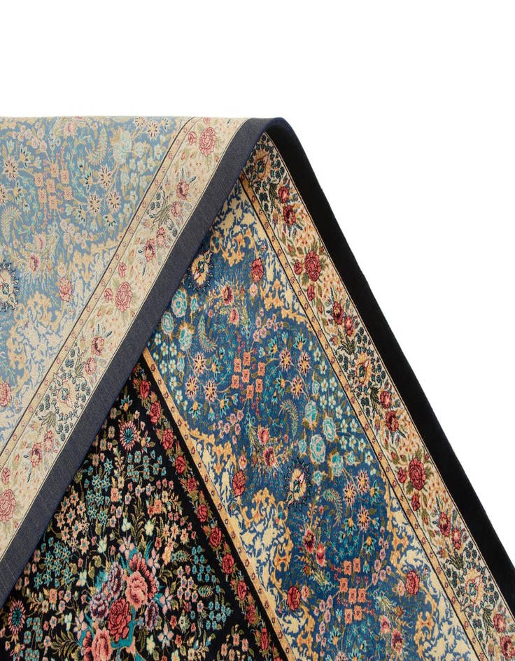 Detail image of  6' 7 x 9' 7 Ghom Design Rug